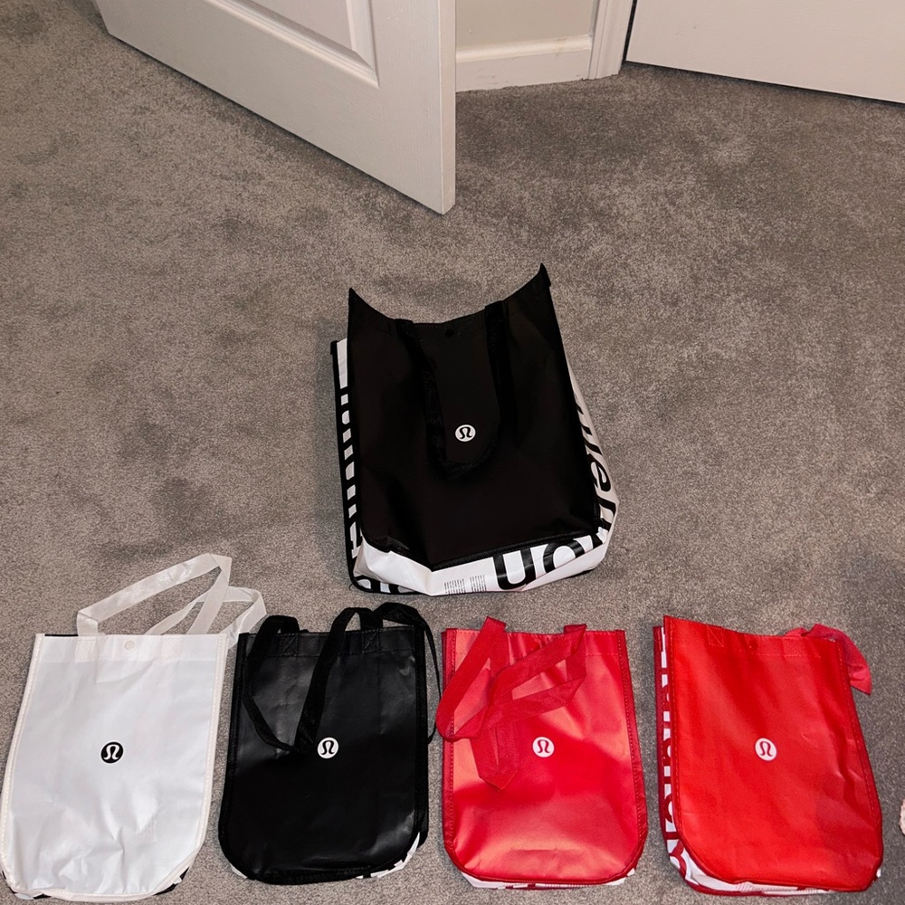 lululemon athletica Garment Bags - Black, White, Red